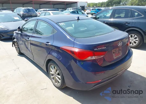 2014 Hyundai Elantra Se from USA, damaged, VIN 5NPDH4AE1EH524229